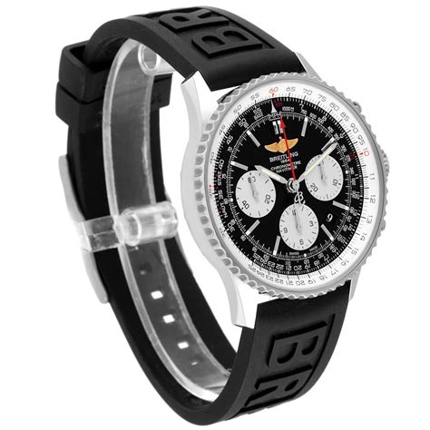 breitling navitimer rubber strap